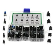 180pcs 10 Type 6X6 Light Touch Switch Set Push Button Switch Assortment Box I