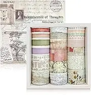 Washi Tape Set - Decorative Adhesive Tape for DIY Crafts, Bullet Journaling, Scrapbooking Supplies - 20 Rolls