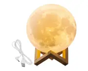 3D Magical Moon Lamp Night Light Touch Activated USB LED - Multi