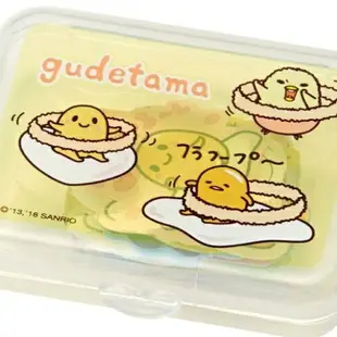 【震撼精品百貨】蛋黃哥Gudetama Sanrio 蛋黃哥散裝貼紙組附收納盒(40枚入)#87535 震撼日式精品百貨