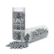 Silver pearl 4mm Sprinkle Beads | Krazy Sprinkles by Bakell®