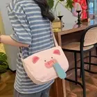 Large Capacity Snot Black Eyes Sling Bag Cute Capybara Bag