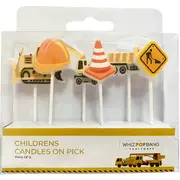 Whiz Pop Bang Children's Candles On Pick 5 pack