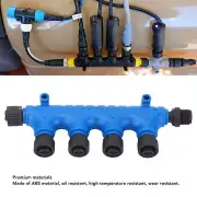 For NMEA 2000 4 Ports T Connector IP67 Waterproof M12T 5 Pin MultiPort Backbone
