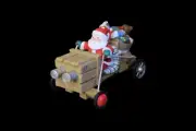 1997 Hallmark Keepsake Ornament The Claus-Mobile Here Comes Santa