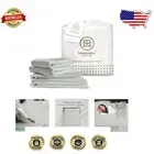 Smooth Deep Pocket Luxury Cotton Sheets - King Size, GOTS Certified, Light Grey