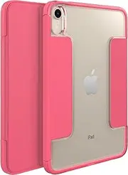 OtterBox - Symmetry 360 Elite Case for 8.3" iPad Mini 6th Gen (ONLY) - Scratch-Resistant Tablet Case with Adjustable Folio and Apple Pencil Holder (Rouge Powder)