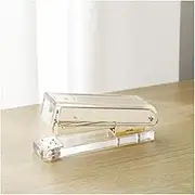 Stapler Stapler Transparent Staple Remover Stationery 24/6 Binder Clips and Paper Clip Office Supplies Set Office Desk Accessories Mini Stapler