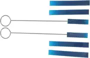 Kisangel 6pcs Piano Mute Tuning Kit Sturdy Mute Tool for Middle and High Notes Practical Piano Tuning Accessories for Enhanced Performance Blue