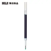 在飛比找momo購物網優惠-【MUJI 無印良品】自由換芯膠墨筆芯/藍0.5mm
