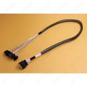Amphenol SAS4.0 SFF-8654 (8i) to 8xSATA 8-port SAS cable 83CM/32Inch RSL74-8447