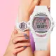 【CASIO 卡西歐】BABY-G 活力多彩 夏日海灘 200米防水 休閒數位-白(BG-169PB-7)