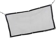 TOYANDONA Foldable Dog Safety Fence Breathable Mesh Pet Barrier for Car Home for Dogs Cats Easy to Assemble Keeps Pets Safe from Dangerous Areas Black