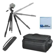 80 Inch Camcorder Tripod & Carrying Case for Nikon D7100 DF 1 J1 1 V1