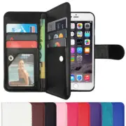 Leather Flip Case Wallet Stand Gel Card Cover For Apple iPhone 8, 8 Plus, X 10