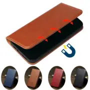 For iPhone 16e/16/15/14/13/12/11 Pro Max Leather Wallet Case Magnetic Flip Cover