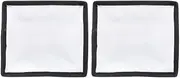DOITOOL 2pcs Flash Diffuser Computer Case Flash Light Diffuser Softbox Light Cover Camera Flash Reflector Foldable Soft Portable Diffuser Flash Lights Diffuser for Photography