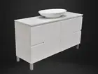 Bathroom Free Standing Vanity Unit 1500 Caesarstone Top & Ceramic Basin(s)