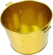 Cornucopia Burning Barrel Fire Pit with Handle Bonfire Pits Portable Grill Portable Fire Pit Buckets House of Leaves Incinerating Toilet Heavy Cage Golden Stainless Steel