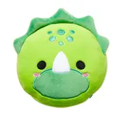 Relaxeazzz 15cm Dinosaur Travel Pillow w/ Eye Mask 6y+ Kids Cushion Plush
