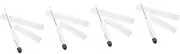 Hoement 4pcs Home Milk Hydrometer Lactate Meter Accurate Measure Tool for Kitchen