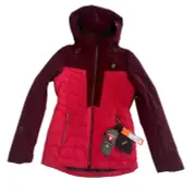 $500 Orage Jasmine Winter Down Ski Jacket NWT Size XS Red Women's Primaloft
