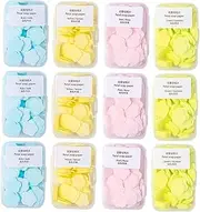 TOYANDONA 16 Boxes Portable Travel Soap Flakes of Gentle Hand Washing Soap Slices for Outdoor Activities Cleansing and Foaming for Camping and Hiking