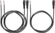 sourcing map 3pcs DC Power Pigtails Cable, 3.5mm x 1.35mm Female Barrel Plug Connector to Bare Wire Open End 100cm for PC Laptop Toys Cellphone Electronic Devices