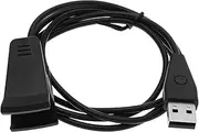 SING F LTD USB Charging Cable Compatible with Fitbit ACE Kids Fitness Tracker Replacement Charging Cord Clip Cradle Dock with Reset Function 5V 1A 1 Meter Black