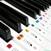 Best Reusable Large Color Piano Key Note Keyboard Stickers for Adults & Children