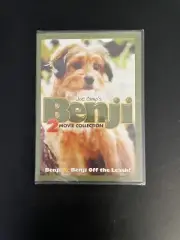 Benji & Benji Off the Leash 2 Movie Collection Joe Camp's DVD Brand New Sealed(D