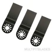 3 x 1-1/4" Fine Tooth Oscillating Saw Blades- fits older Fein Multimaster models