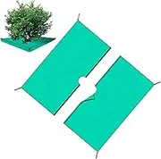 Landscape Tarp for Trimming - Garden Fabric,Heavy Duty Waterproof Barrier 79 X 79 Inches Blocker Mats for Flower Grass Yard Gardening Driveway Lawn