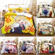 a1816 Bed Sheets ed Miss Kobayashis Dragon Maid Bedding SetKanna Duvet Cover Double Adult Kids Quilt Cover3-Piece Bedding Set (1 Duvet Cover + 2 Pil
