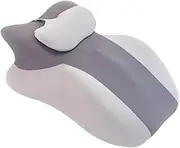 yuksok Prone Pillow Leg Headrest Memory Foam Multifunctional Sitting up Bed Pillow Headboard for Massage Adults Sleeping, Dark Gray