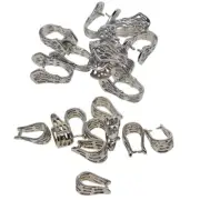 10x Jewelry Charms Making Brass Ice Pick Pinch Bails Connector