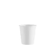 50x Paper Coffee Espresso Cup Single Wall White 118mL/4oz Disposable Cups Hot