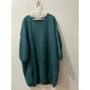 Whiple 綠色5分袖毛衣