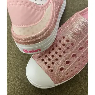 (3/31補貨)ADOBEU.S. 美國童裝 Skechers 水陸兩用洞洞鞋 涼鞋 拖鞋 金蔥 女童 童鞋