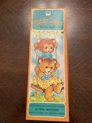 Vintage 1979 Whitman Teddy Bears Paper Dolls Set Clothes in Original Box