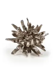 Silver Toned Flower Ring