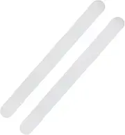 Generic 2Pcs Transparent Tennis Racket Frame Tape Professional Protective Tape for Rackets Easy to Install Lightweight Material for Enhancing Feel and Durability