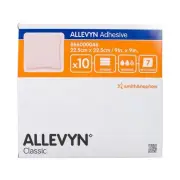 Smith & Nephew Foam Dressing Allevyn Adhesive 9 X 9 Inch Adhesive Square Ster...