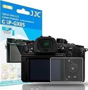 [JJC] Dedicated Tempered Glass Camera Screen Protector for Panasonic Lumix DMC-GX85/GX80, DMC-FZ2000/FZ2500, DMC-G7/DMC-FZ300, DMC- G80/G85, DMC-LX10/LX15, 0.3mm Ultra-Thin, 9H Hardness,2.5D Round Edges