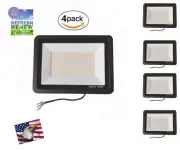 iLett 3 +1 FREE PACK LED Flood Light 200W 110V 16000lm Ultra Slim IP65 6500K