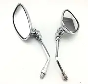 Motorcycle Rearview Mirrors, Motorcycle Handlebar Mirror, Rear View Mirror Compatible with YA-MAHA Vmax Virago 535 V-Star 650 1100 1300 Compatible with Warrior Royal Star Motorcycle Mirror Motorbike