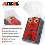 ANCEL Spark Plug Tester Dual Hole Diagnostic Tool Car Gasoline Ignition Analyze