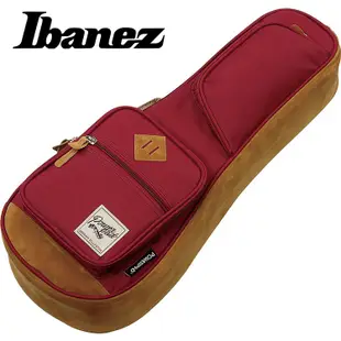日本 Ibanez Powerpad 15mm厚 烏克麗麗袋 烏克麗麗背袋 烏克麗麗琴袋 21吋 酒紅色