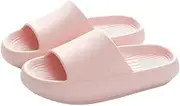 [Vatgdetly] Cloud Sliders for Women and Men Non-Slip Bath Slippers House Quick Drying Slides Pillow Slipper Open Toe Soft Sandals