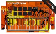 Akai MPK Mini MK3 Skin | Camo Orange | Protective Decal | StyleFlip Skins
